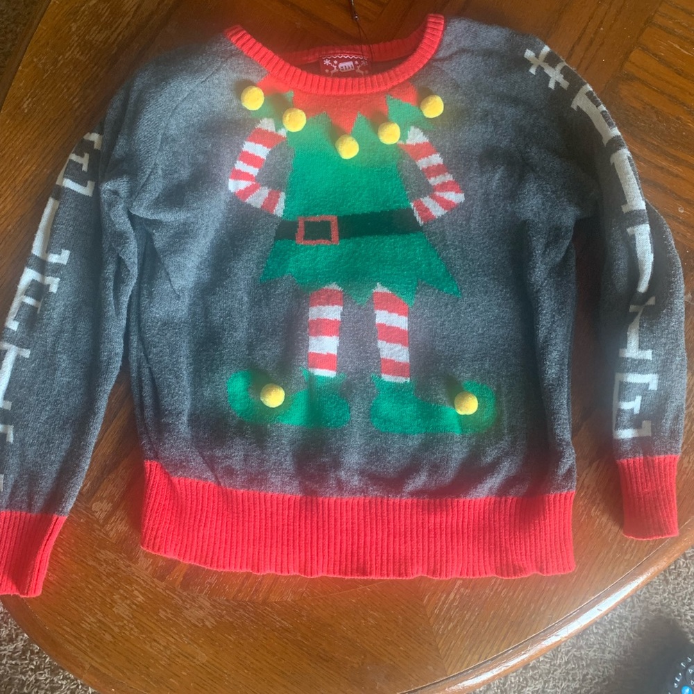 Toddler Girls ugly sweater